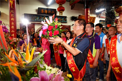 白沙屯媽祖南投贊境祈福  林縣長祈求風調雨順民眾平安