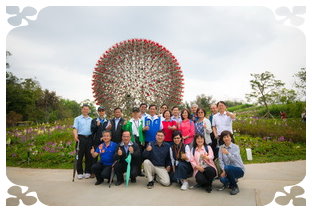 林縣長參訪花博　啟發觀光創意