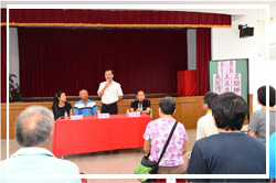 名間鄉仁和村土石流受災戶 林縣長致贈慰問金