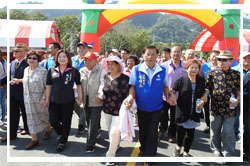 愛村橋「通樂」 林縣長「天公疼憨人」感恩心境全都露