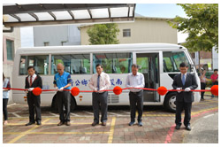 中寮鄉幸福巴士啟用　民眾搭車免費