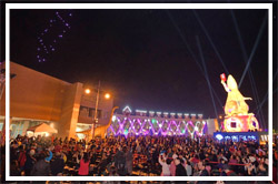 南投燈會開燈　 「燈花水火」閃亮春節