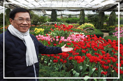 杉林溪春曉花季美不勝收 林縣長遊賞籲防疫走出戶外最健康