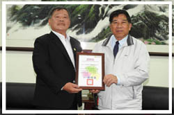 食（實）物銀行送暖 南投縣府感謝合作廠商