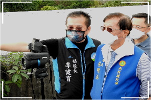 草屯垃圾大火縣長慰勞