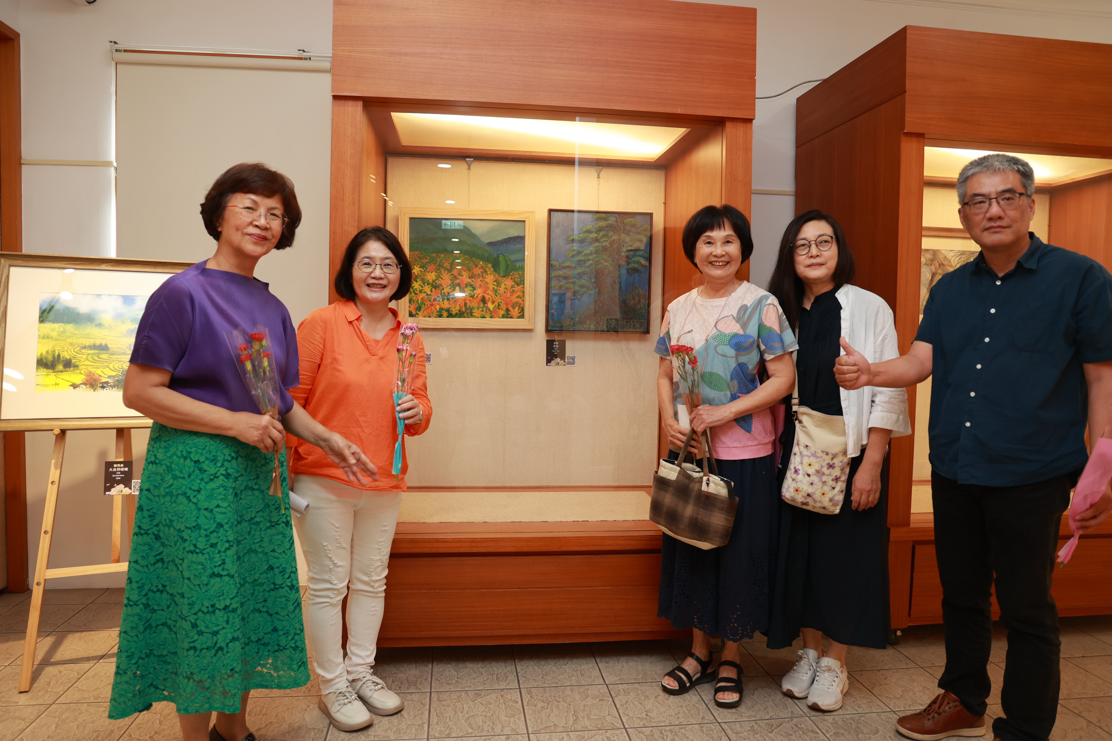 圖片-南投縣「她畫．她話」女性藝術特展開幕　61位女藝術家呈現生命多元樣貌