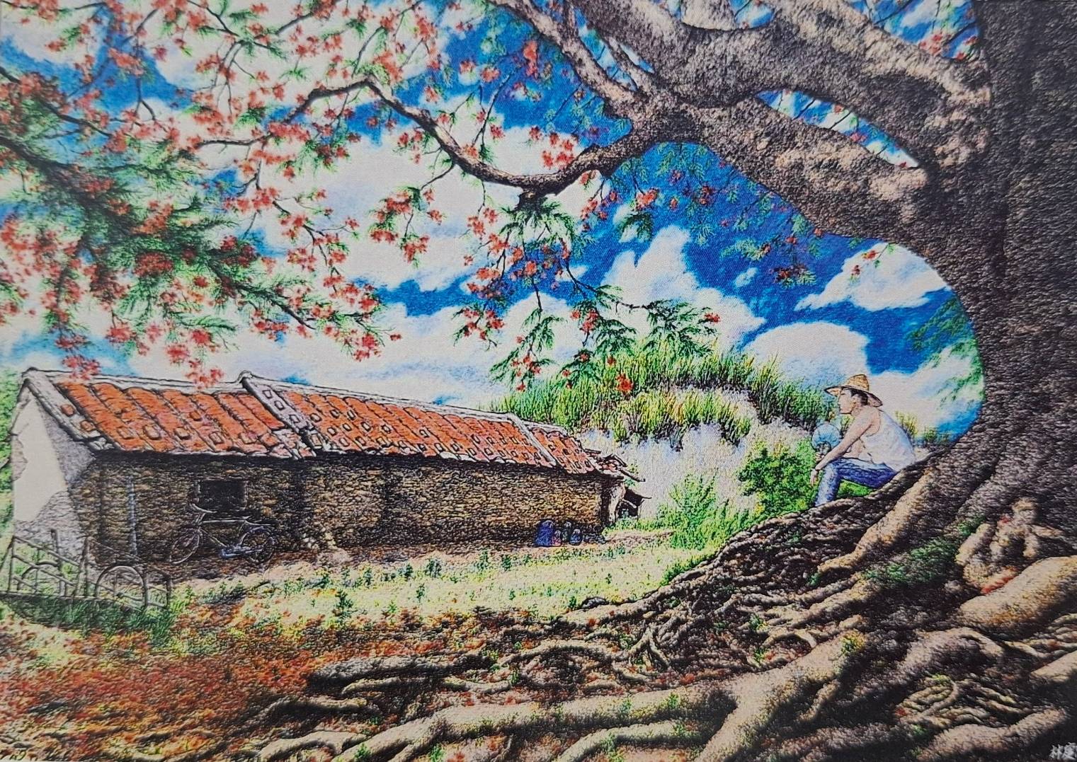 文章圖片-硬筆畫展《美畫台灣》1月24日 起虎山藝術館展出 林慶熙「心定而圓」創作理念，邀您一起感受臺灣之美