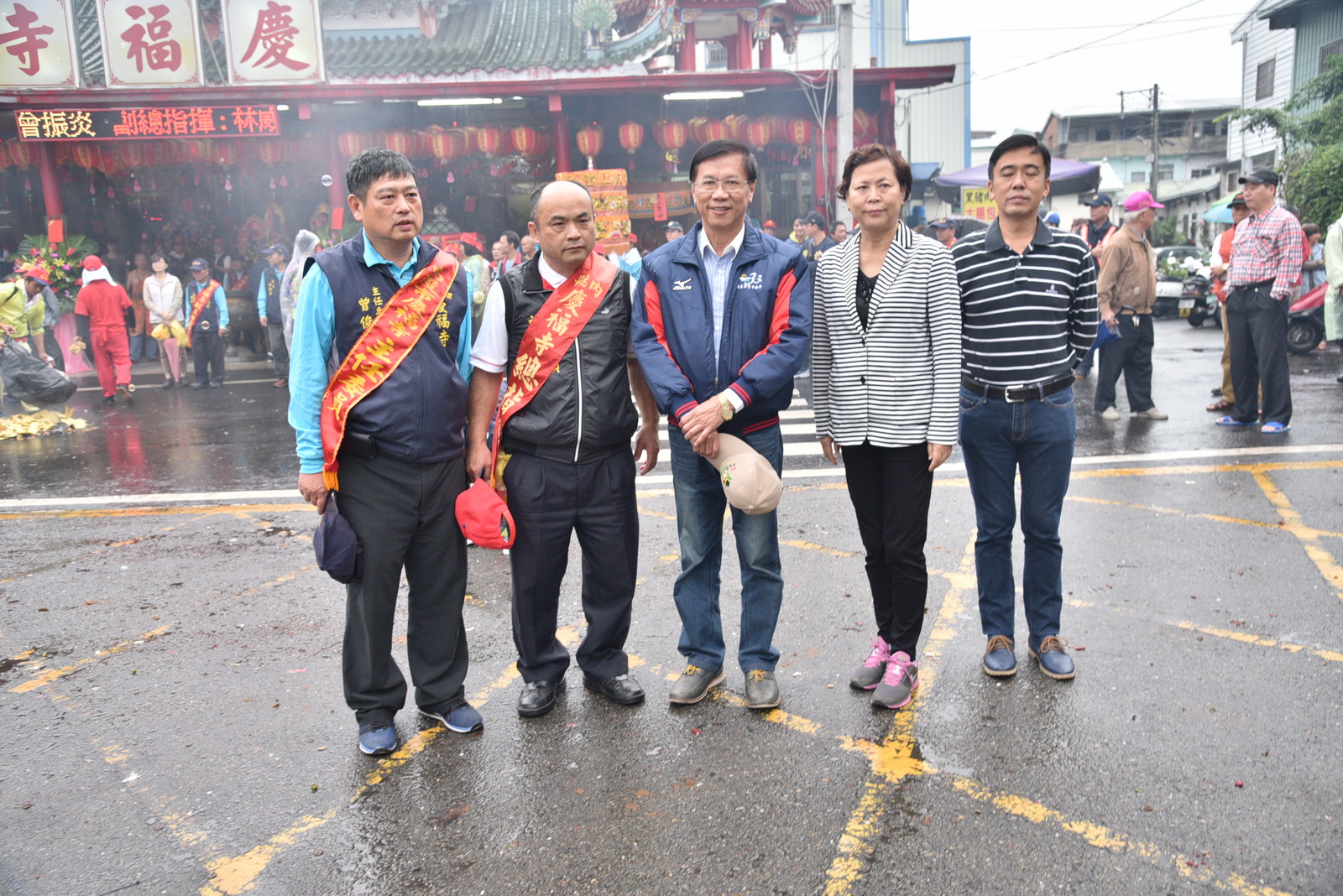 相關圖片1-慶祝祖師公聖誕，南投市慶福寺舉辦遶境祈福