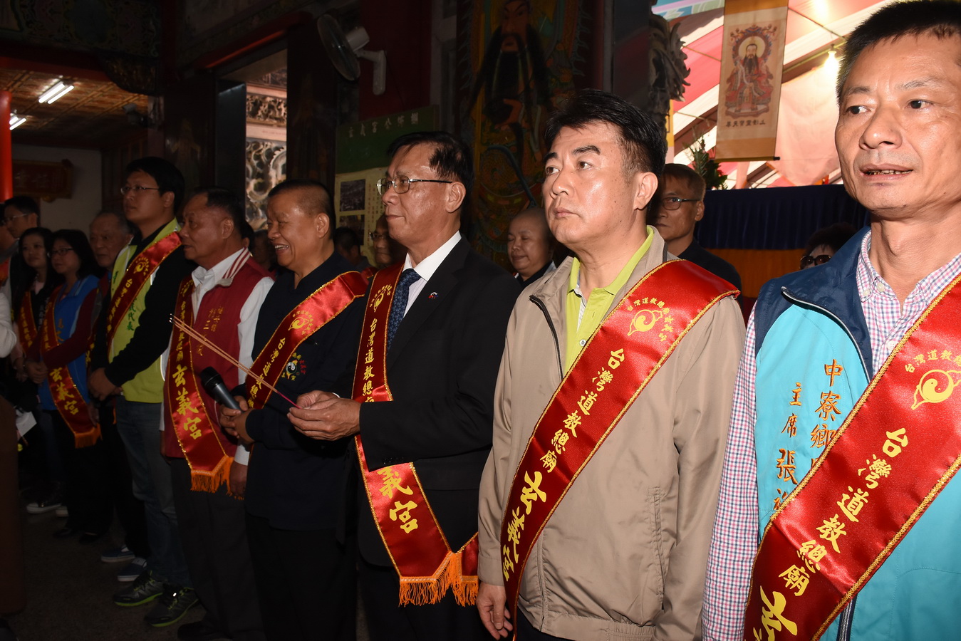 圖片-中寮玄義宮朝真禮斗大典 林縣長祈求縣政順利平安