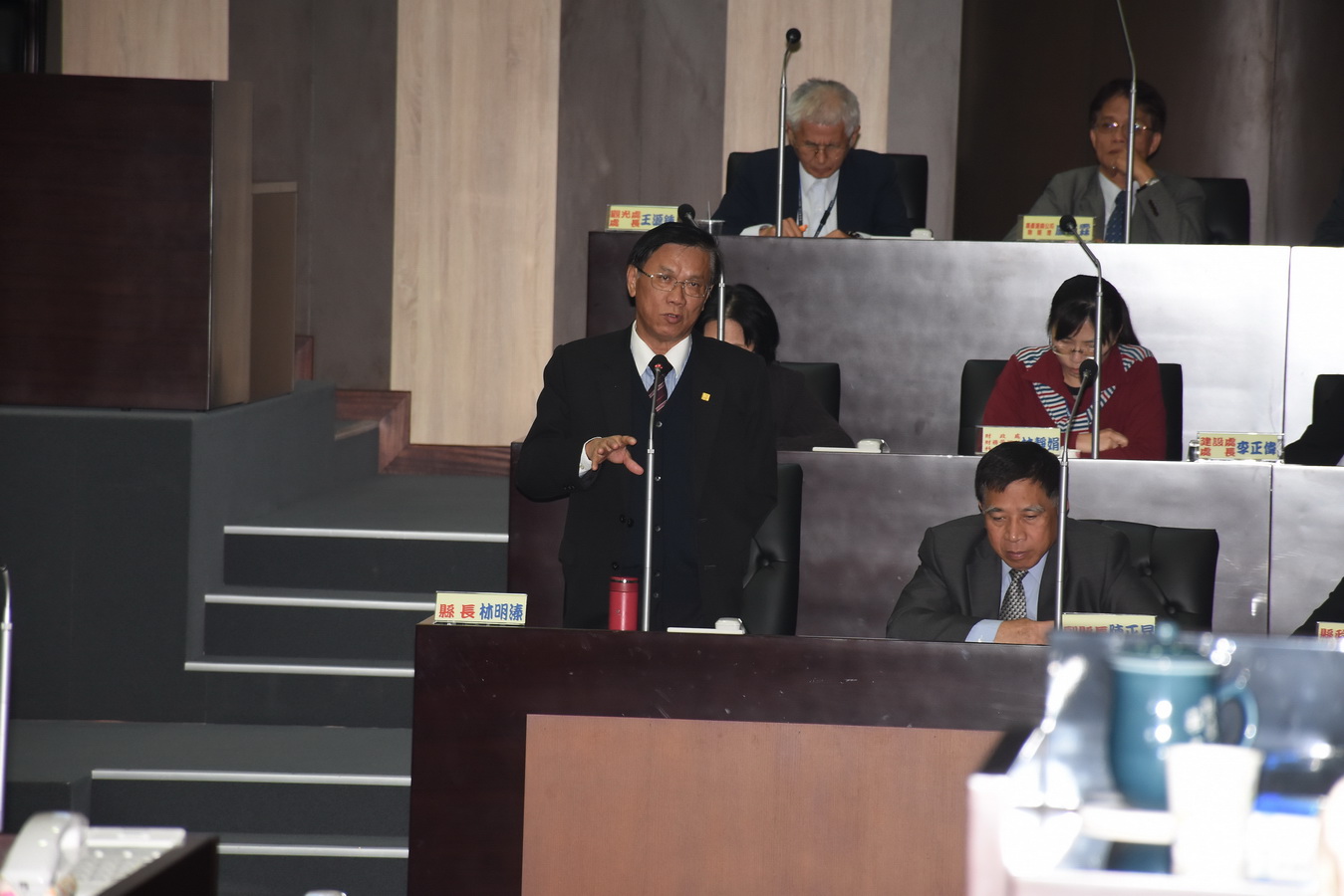 圖片-臨時會閉幕 林縣長期許努力創造縣民更大幸福