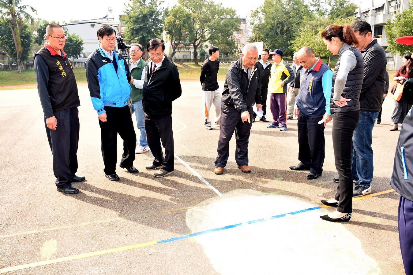 圖片-投縣3國中小跑道、籃球場老舊毀損 體育署允補助改善