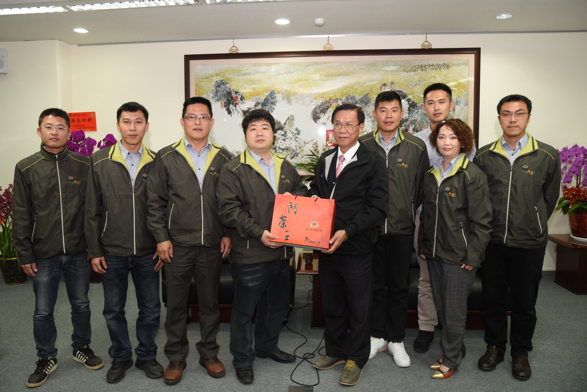 圖片-受天宮萬斤米糕桃求平安活動2月11日展開