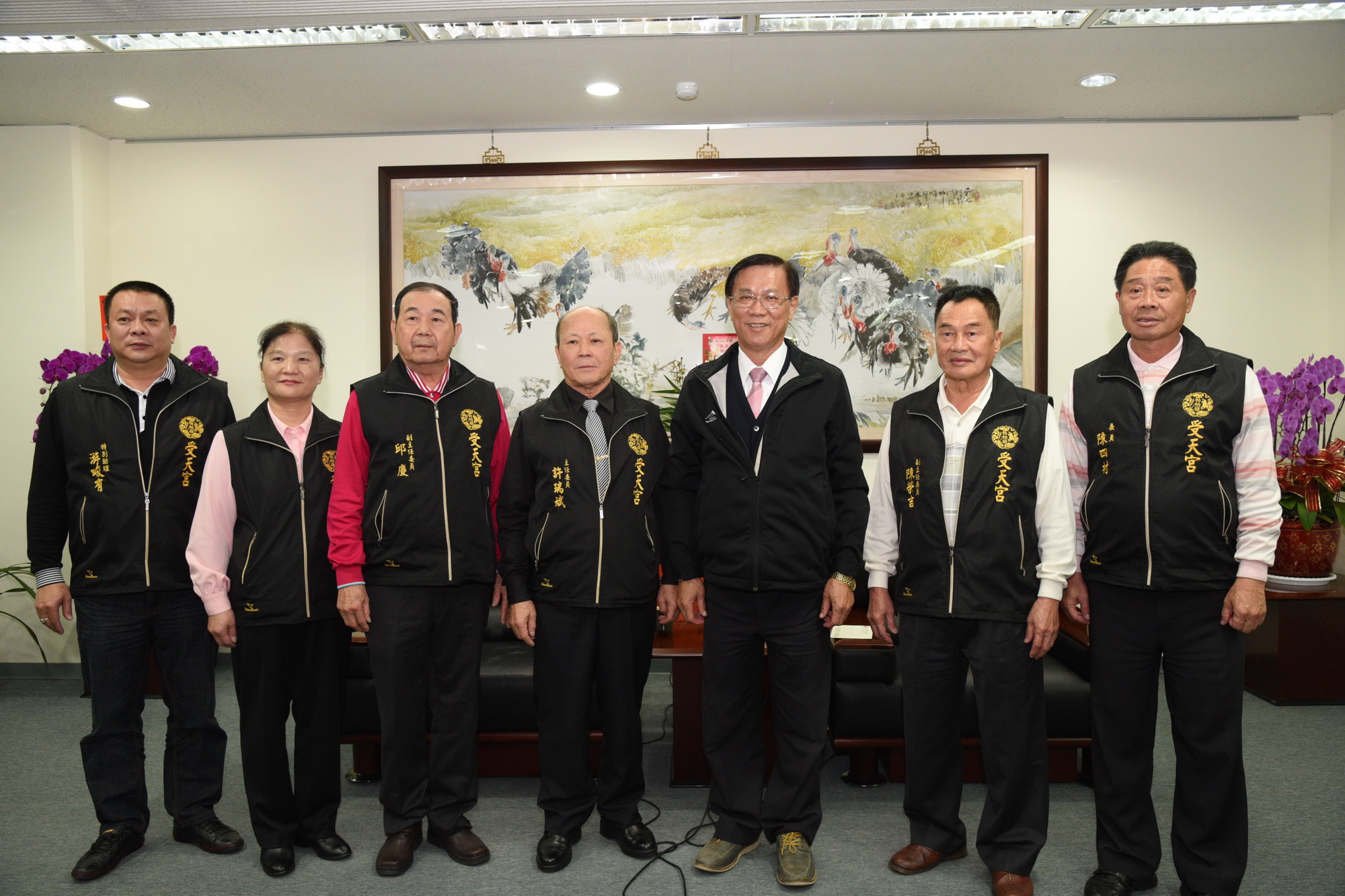 相關圖片1-受天宮萬斤米糕桃求平安活動2月11日展開