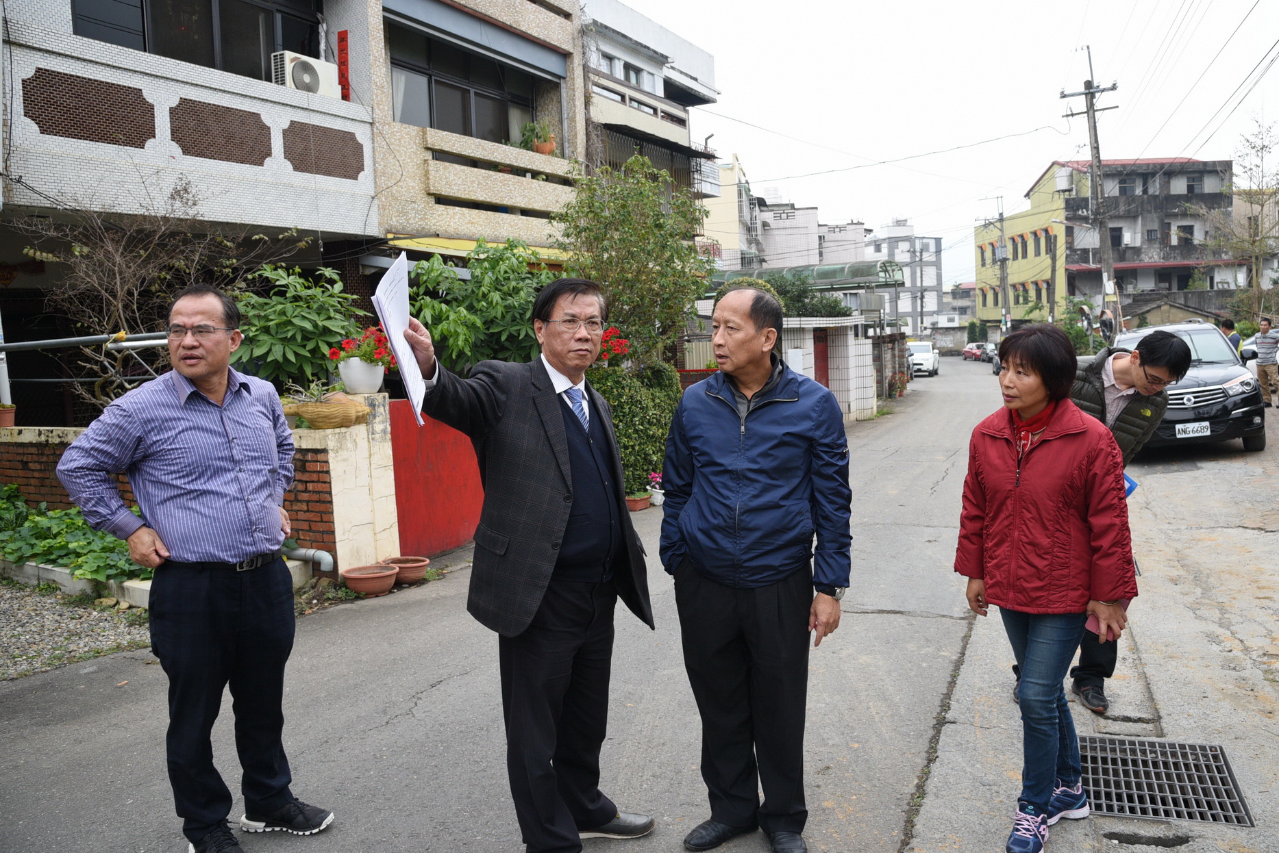 相關圖片1-林縣長勘查名間鄉10處基礎建設 縣府將施做改善