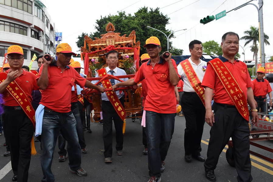 圖片-敦和宮慶趙天君聖誕繞境祈福 林縣長祈求縣政順利縣庫充盈