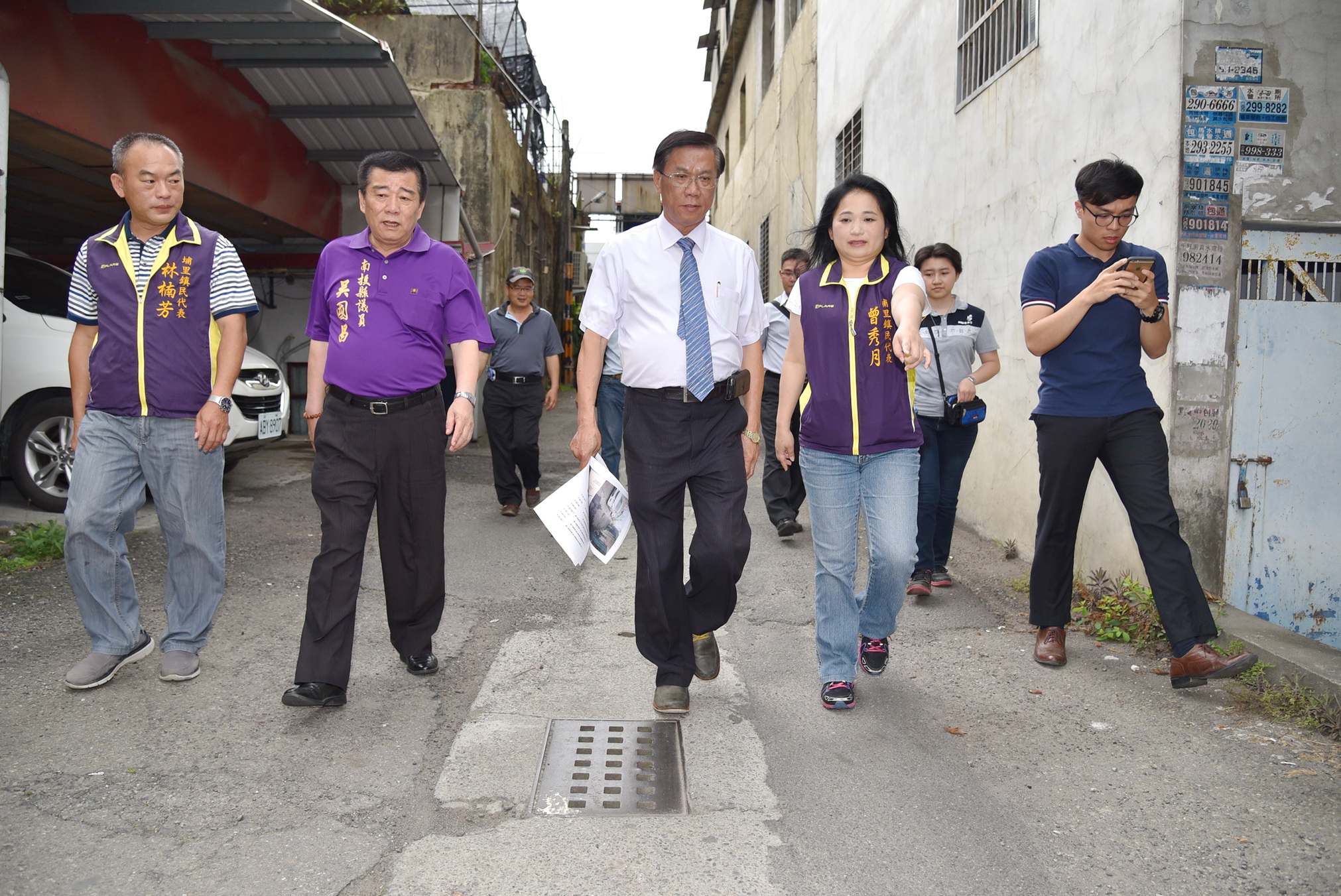 相關圖片1-縣長重視民眾用路安全 改善埔里多處道路
