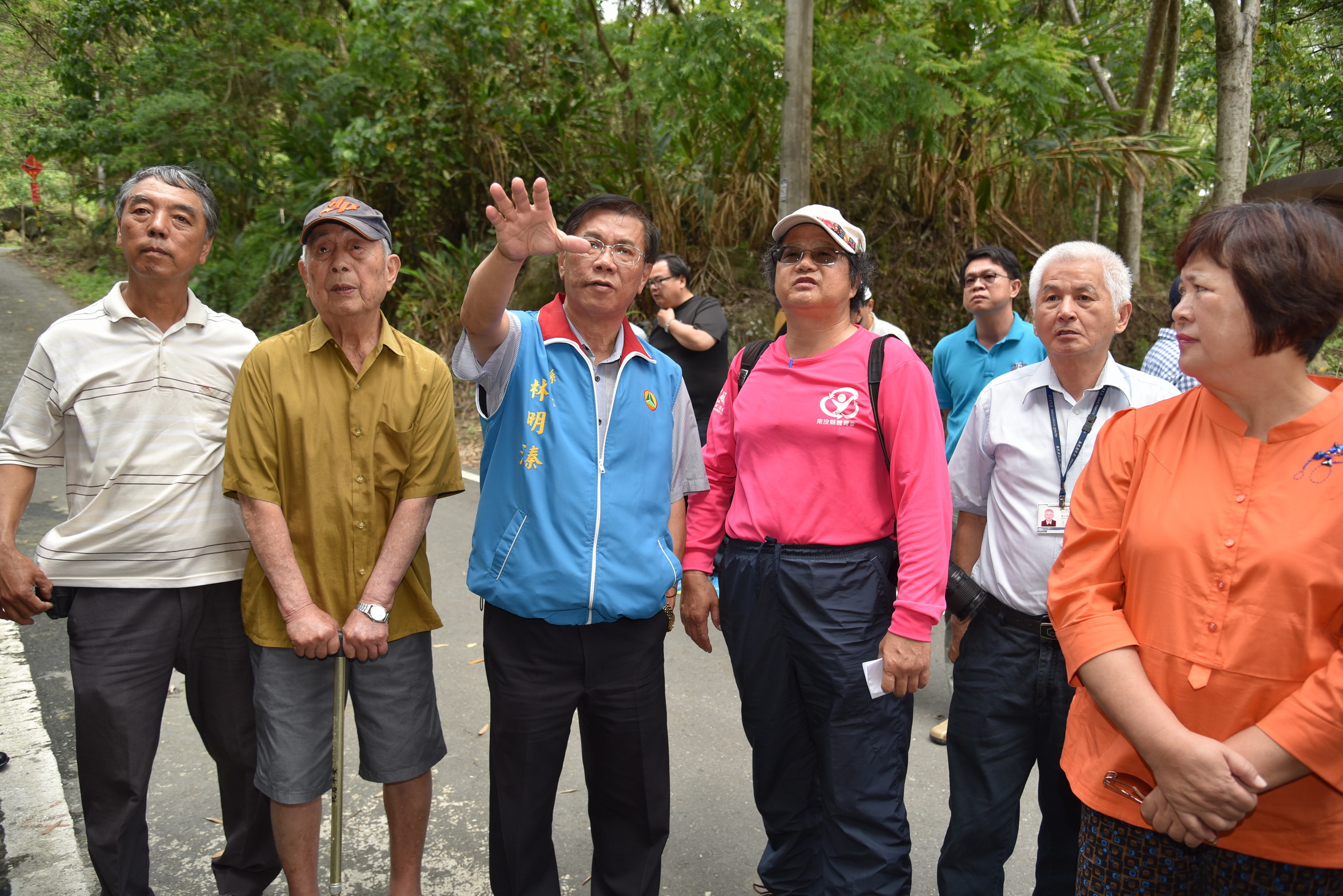 相關圖片1-縣府會勘水里水火同源　打造觀光亮點