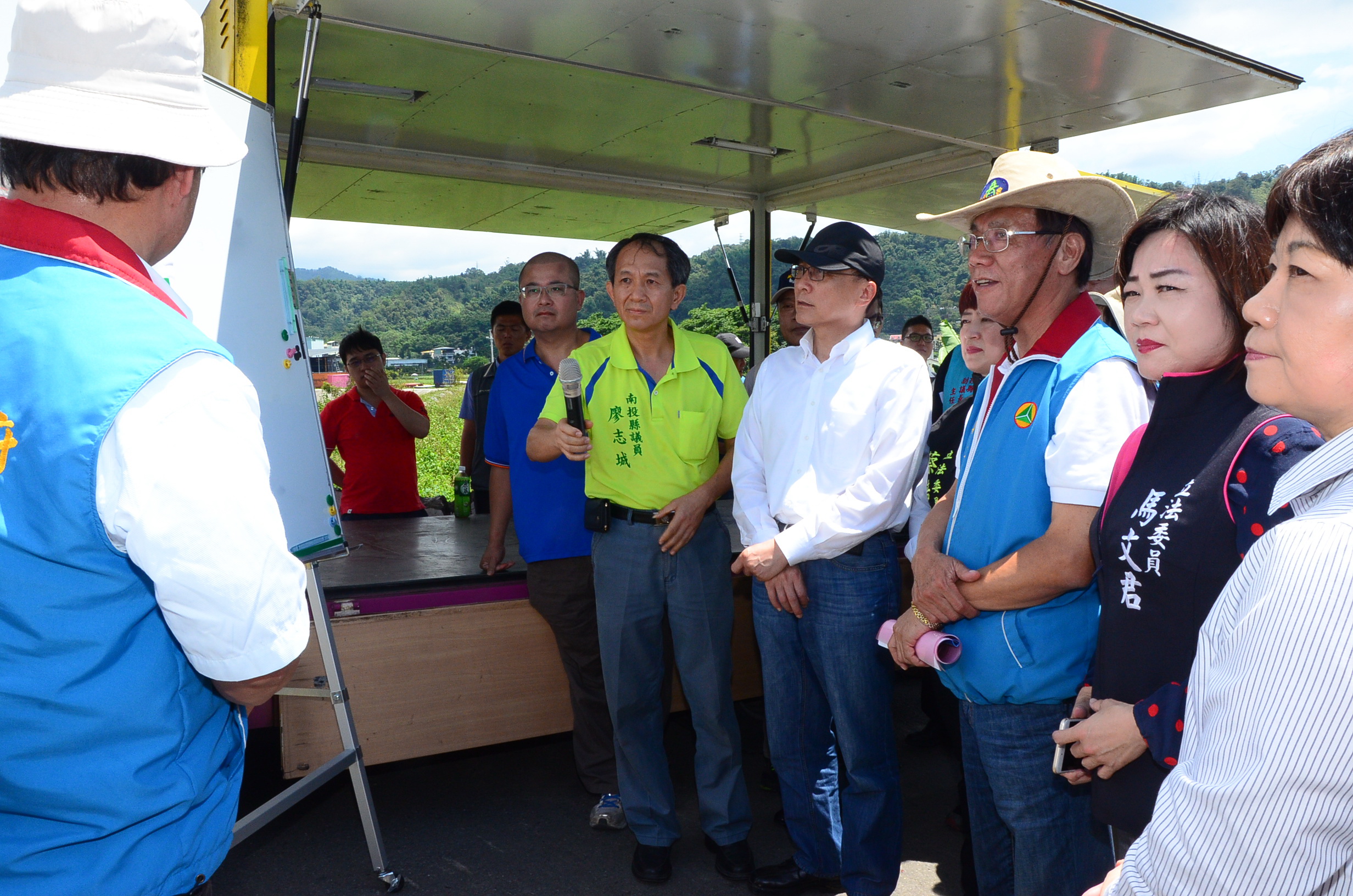 圖片-行政院長林全巡視南投水災地區 允諾災修補助從速處理