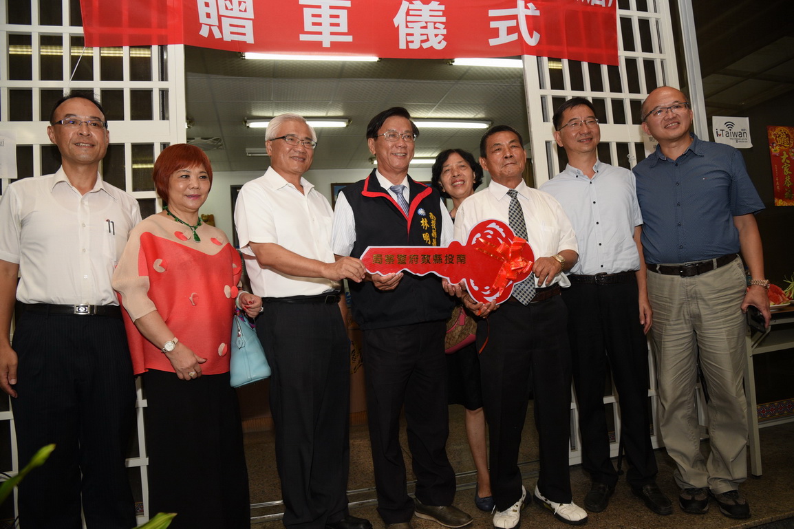 圖片-映涵渡假飯店贈巡邏車  提升員警服務量能