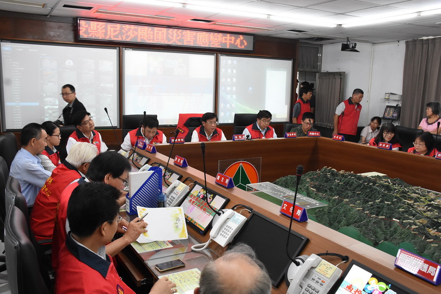 相關圖片1-尼莎颱風來襲 林縣長呼籲做好全面防颱戒備