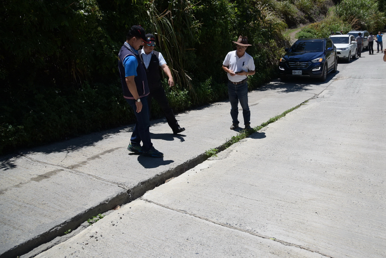 相關圖片1-林縣長會勘投89線力行產業道路