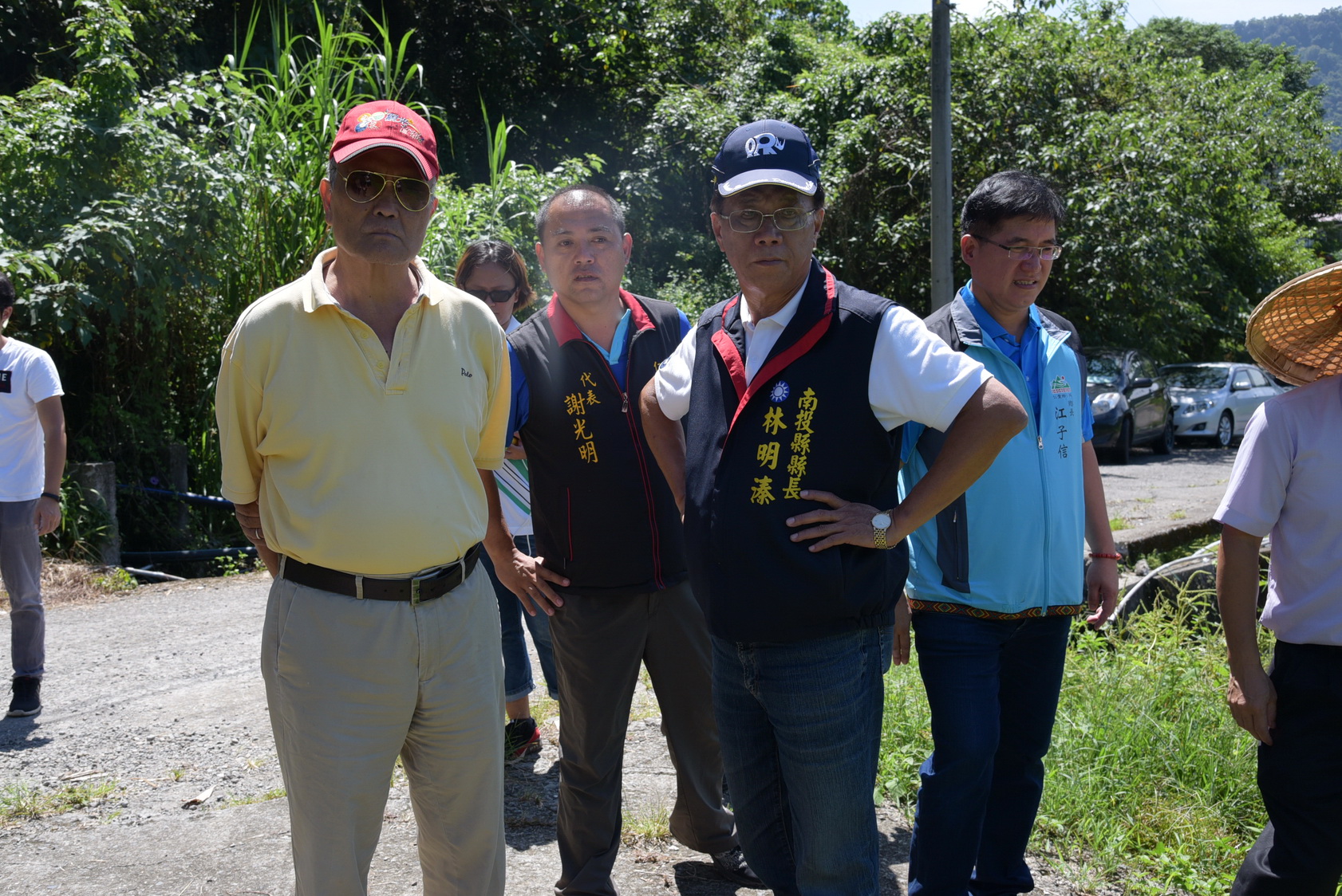 相關圖片1-林縣長與清流部落座談 會勘農路改善工程