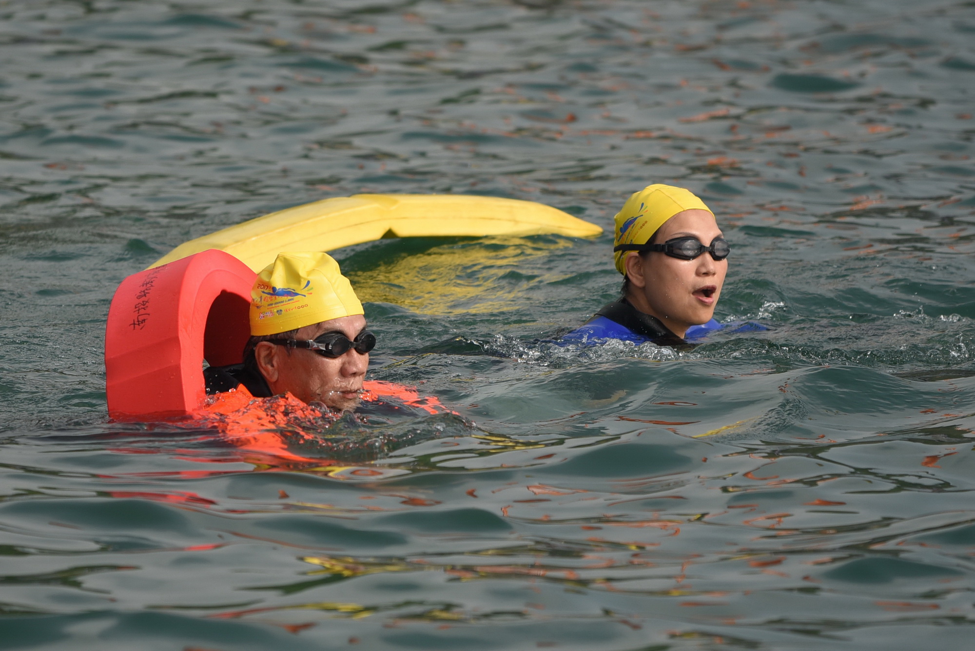 相關圖片3-日月潭萬人泳渡19,862人熱情參與  場面壯觀