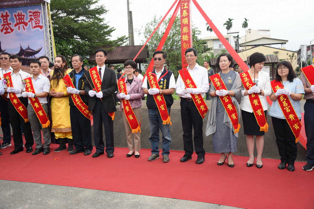 圖片-泰順廊橋動土    林縣長期工程順利