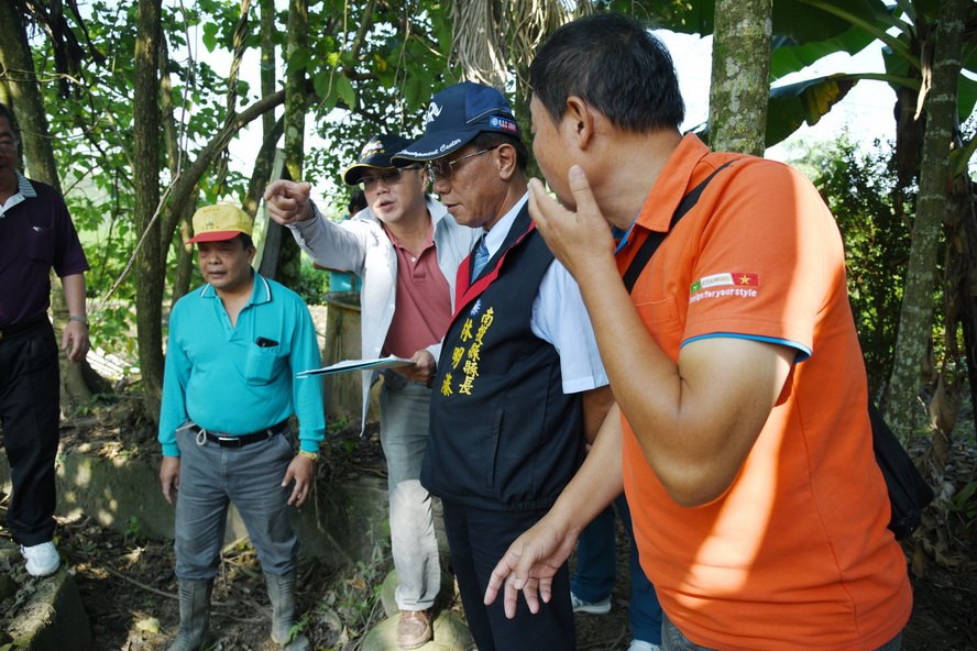 圖片-竹山田子里田東段淹水擾民  將施作排水溝改善