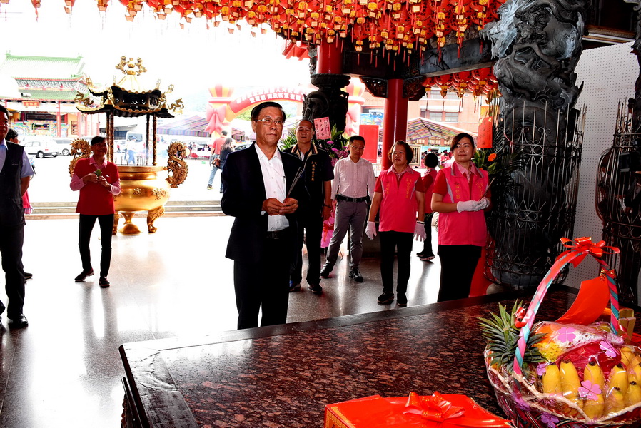 圖片-草屯陳府將軍廟重建入火安座37週年慶 林縣長出席致意