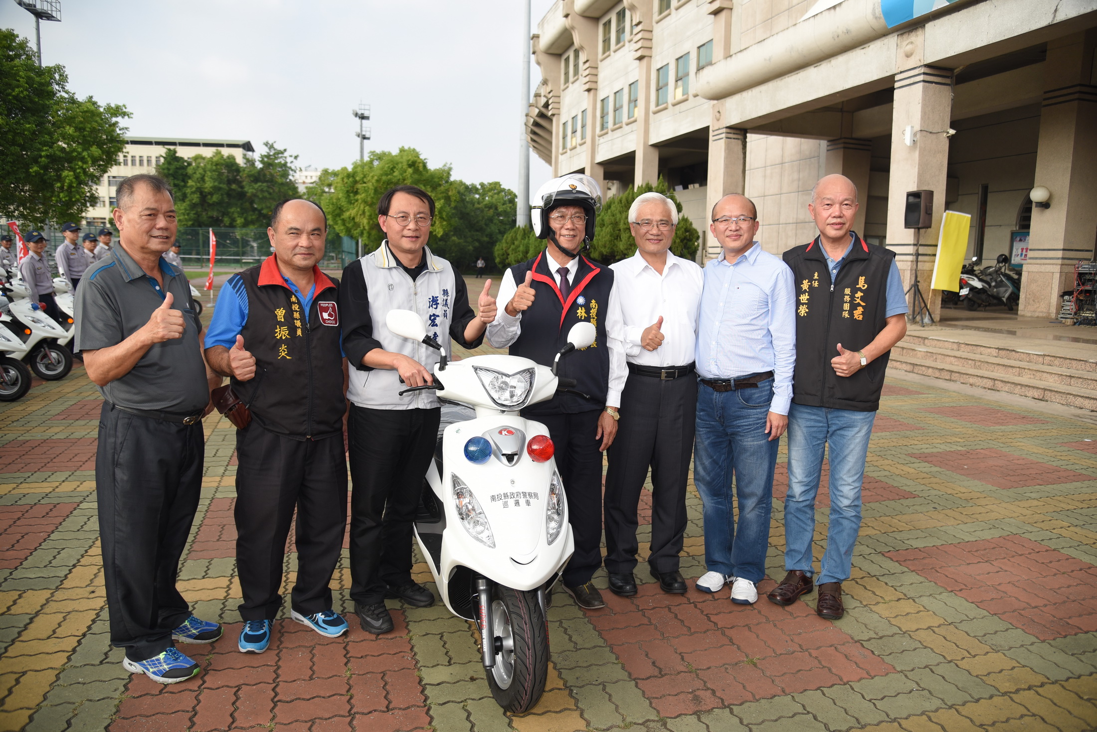 相關圖片3-縣府購置196輛警用機車　提升員警執勤效率