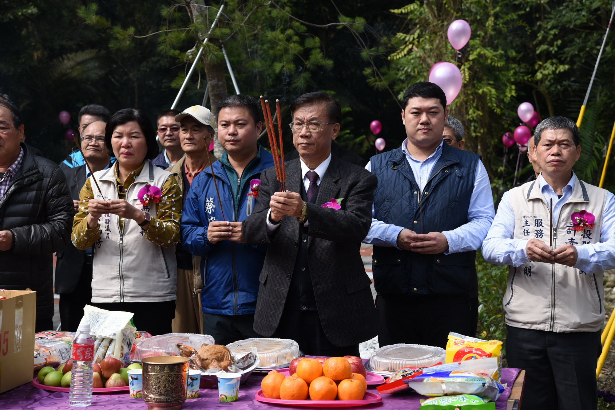 相關圖片1-竹山瑞龍瀑布重新開園 林縣長剪綵歡迎