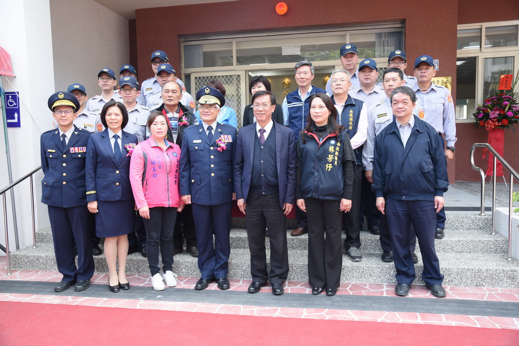 相關圖片2-北山派出所落成    林縣長揭牌啟鑰