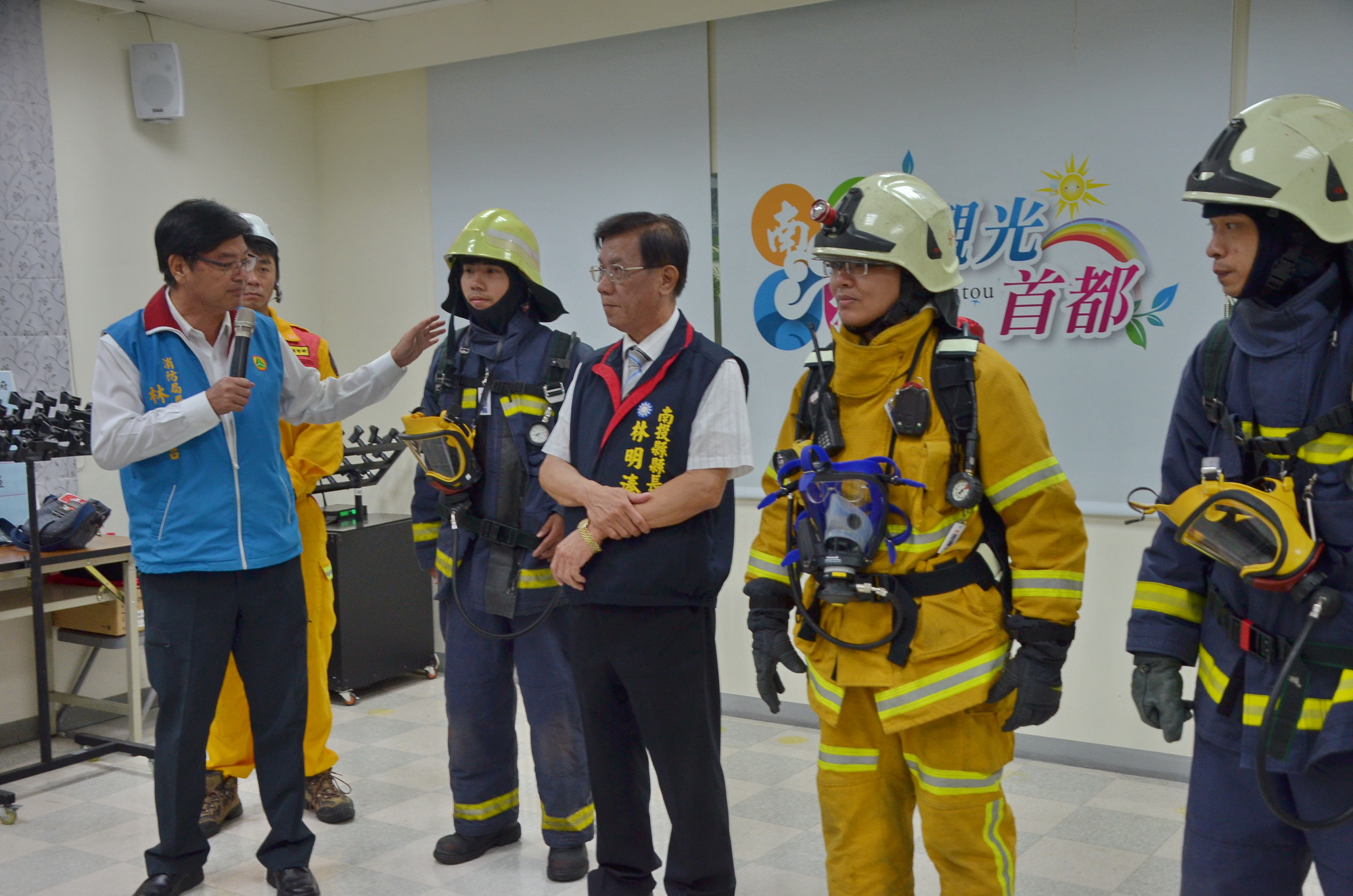 圖片-桃園火災效應  南投加強安檢並充實設備