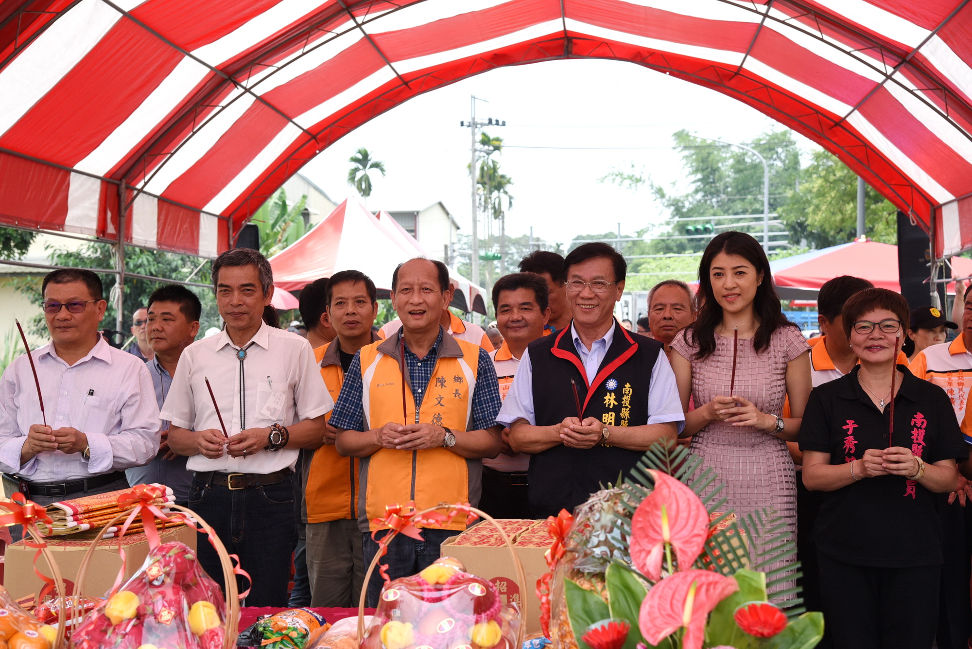 相關圖片2-名間10號道路第一期通車 林縣長期全線完工