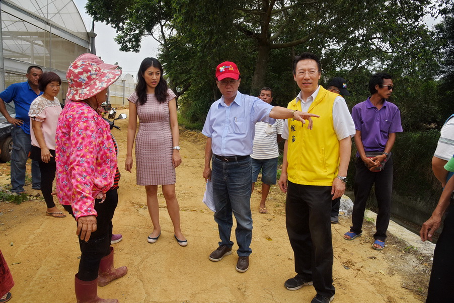 圖片-林明溱會勘名間鄉竹圍等5村多處巷道、農路指示速改善