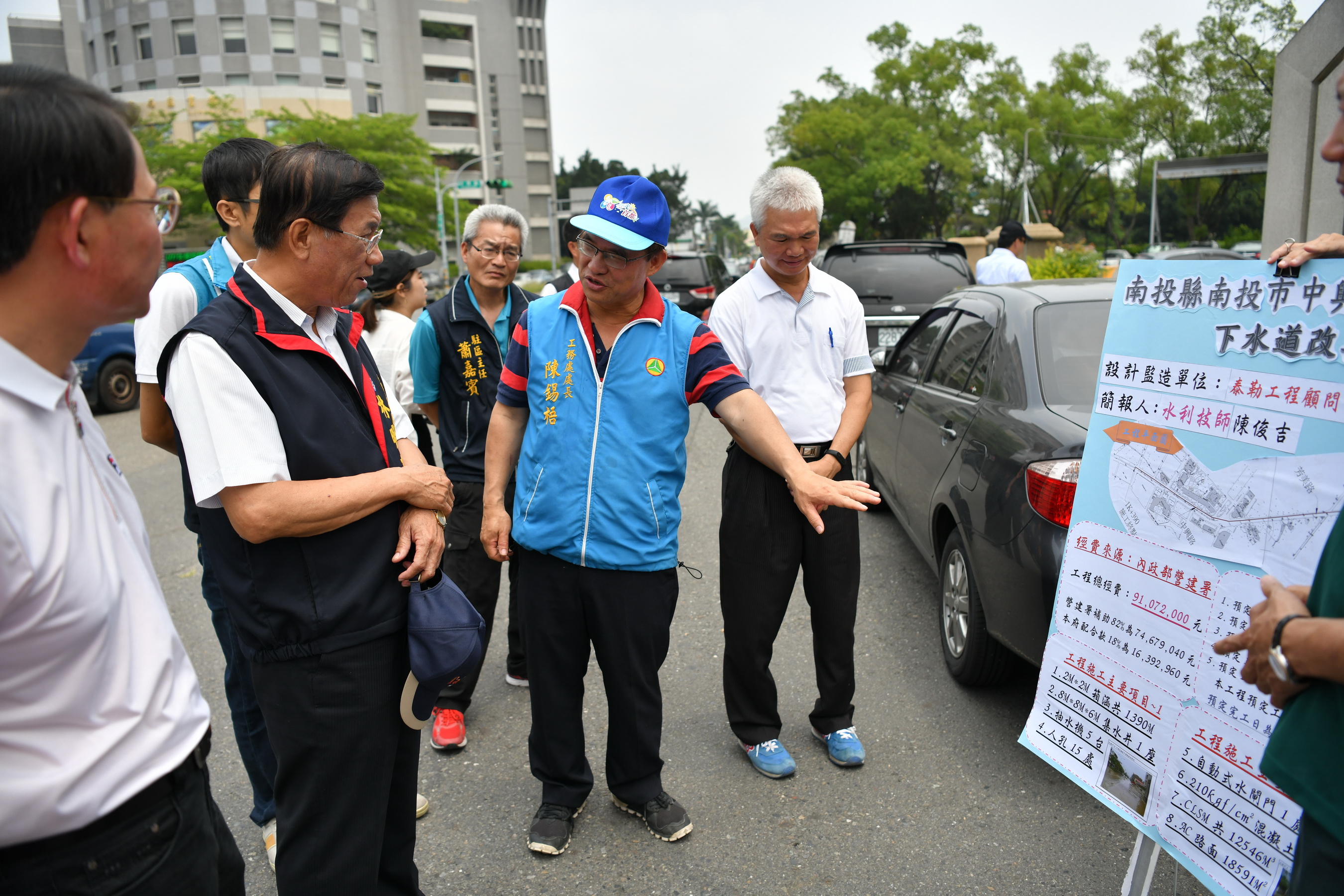 圖片-縣府規劃下水道工程　改善中興路積水問題
