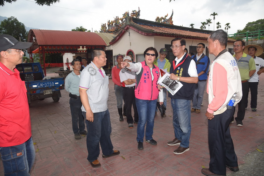 相關圖片1-水里中山路下水道將發包改善 林縣長盼有效改善淹水情形