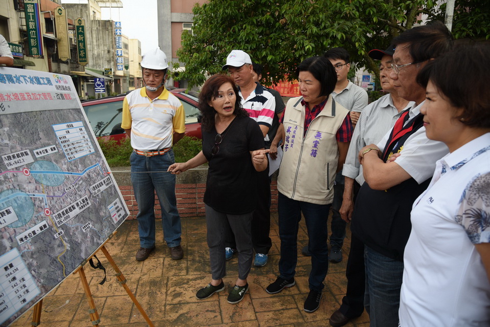 相關圖片1-縣府爭取前瞻計畫施作雨水下水道     改善鹿谷淹水情形
