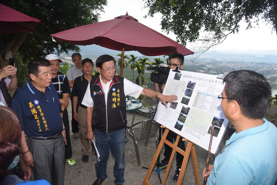 圖片-改善淹水　縣府將新設埔里大城路下水道及清疏易塞河道