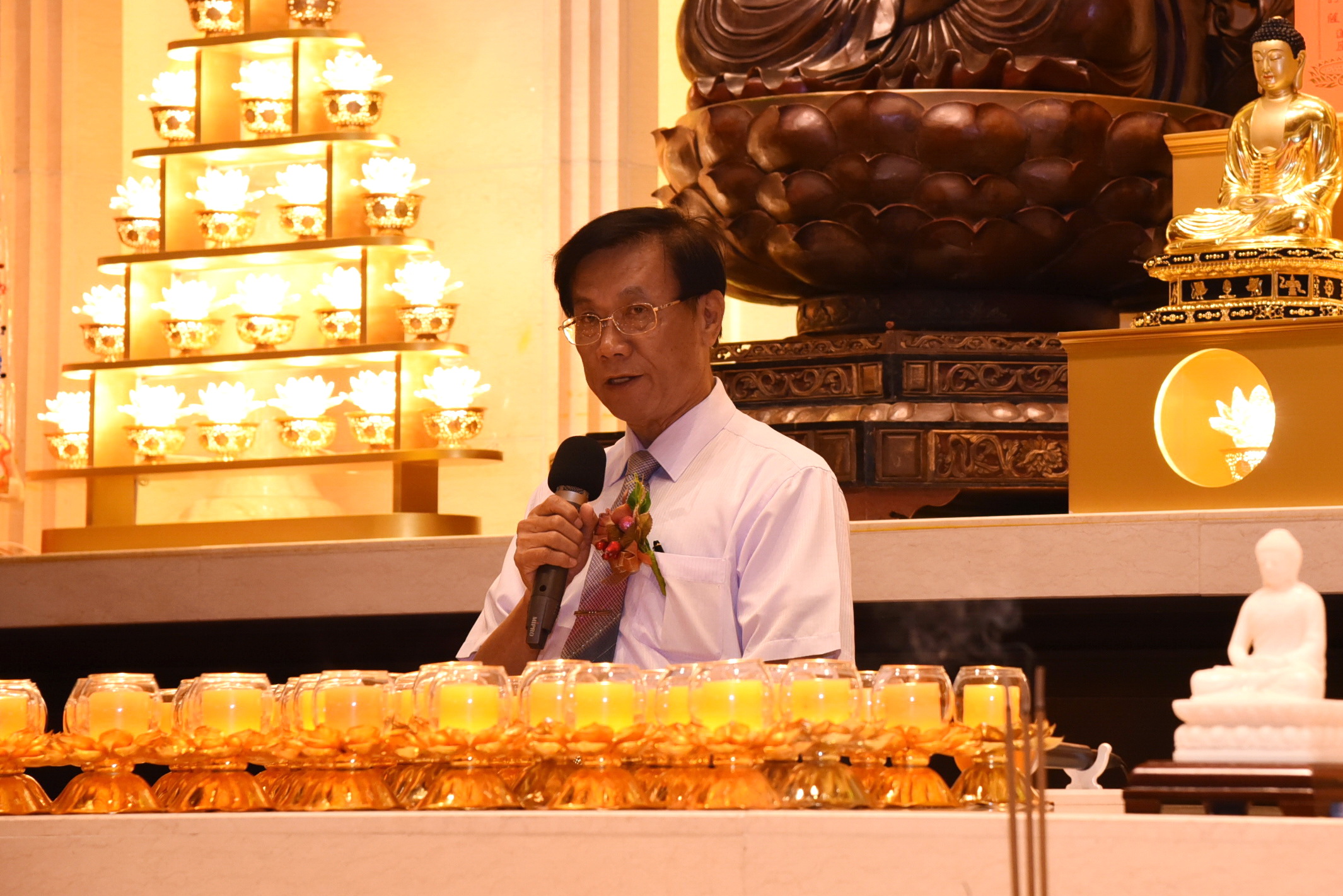 圖片-林縣長出席中台禪寺浴佛法會 祈求縣政順利無災