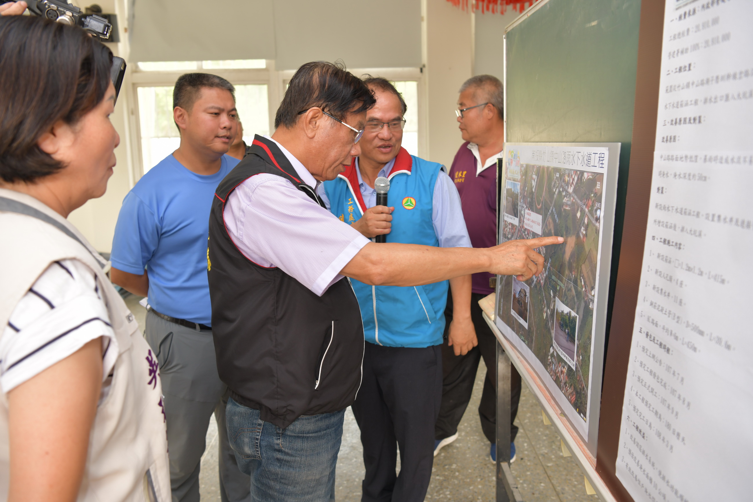 相關圖片1-縣府爭取2千萬施作雨水下水道　改善竹山淹水問題