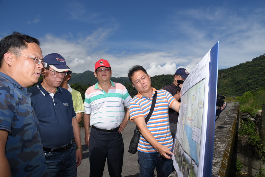 相關圖片2-水里益則坑護岸掏空、淤積 林縣長指示儘速發包改善