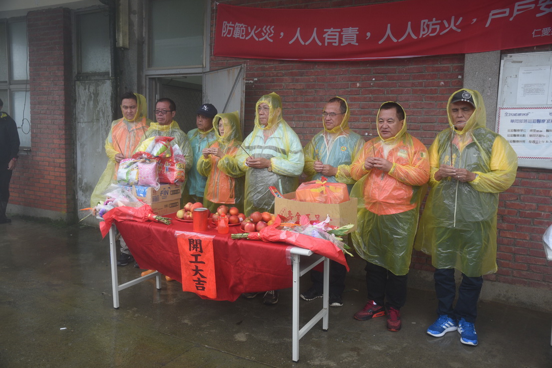 圖片-投89線提升道路品質工程開工    林縣長祈福、動土