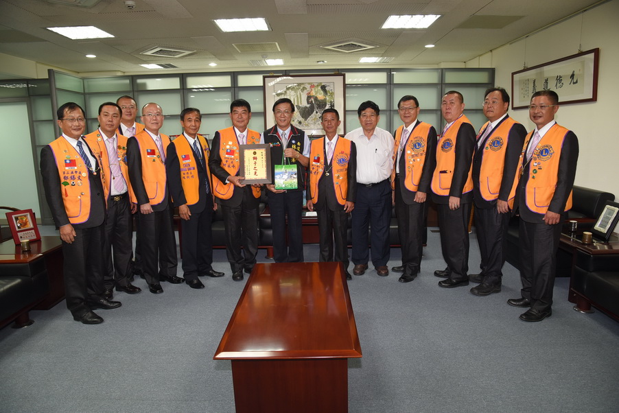 圖片-竹山大鞍獅子會拜會 林縣長盼攜手共創地方榮景