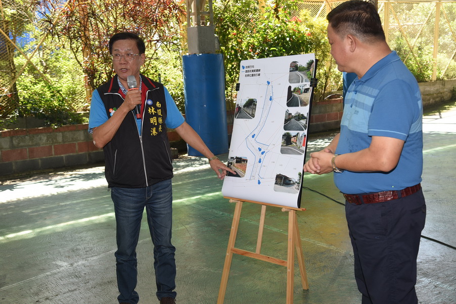 圖片-埔里多處道路、排水溝待改善 林縣長指示速設計發包