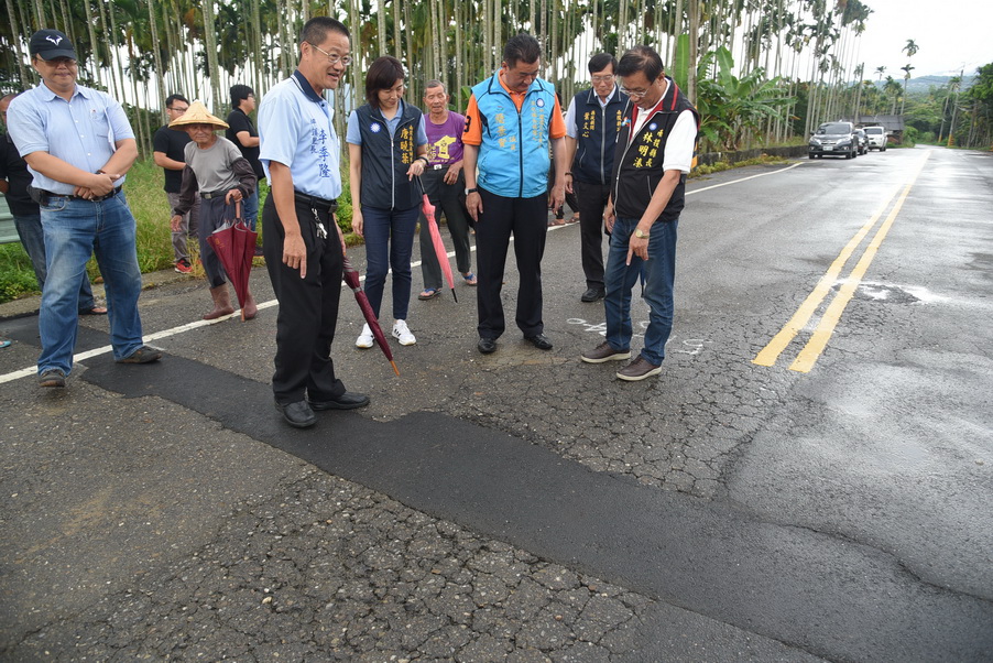 圖片-投14線年久失修有安全之虞 林縣長指示儘速改善