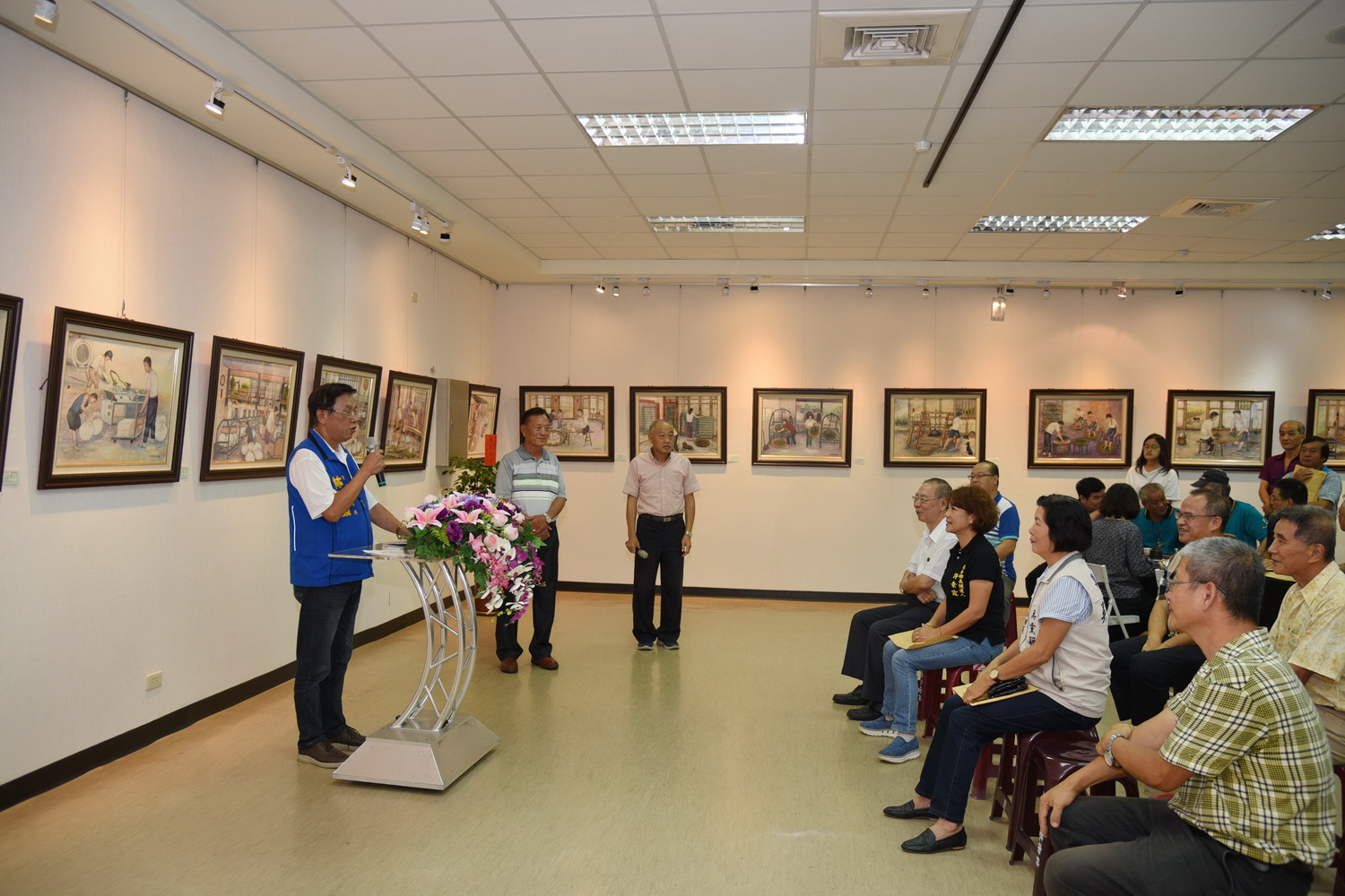 圖片-文化局書畫展開幕　用藝術述說古今茶事