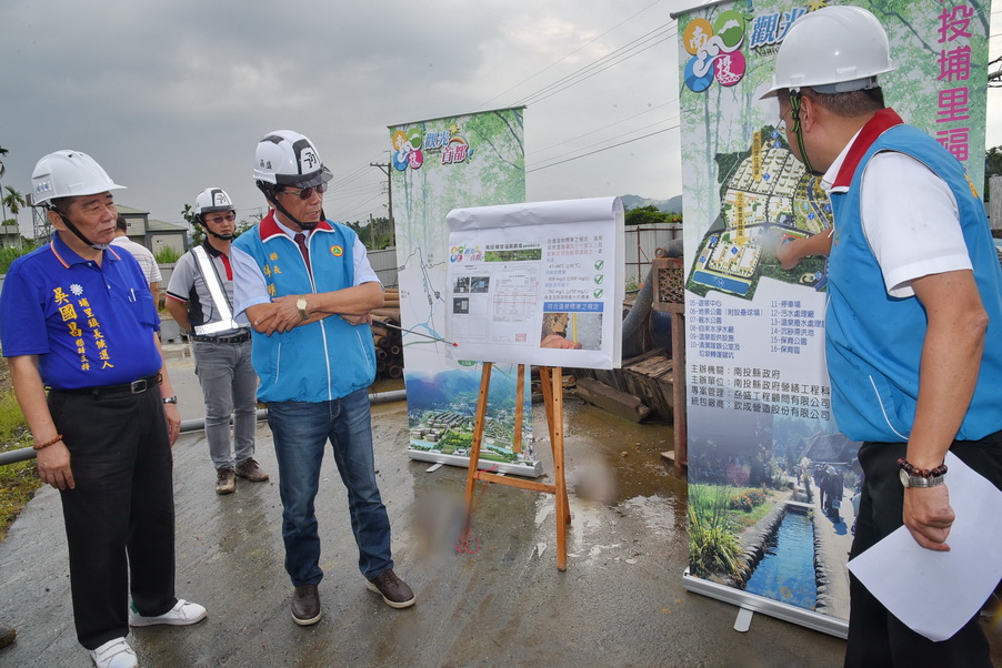 相關圖片1-林明溱視察福興農場旅館園區工程品質及進度