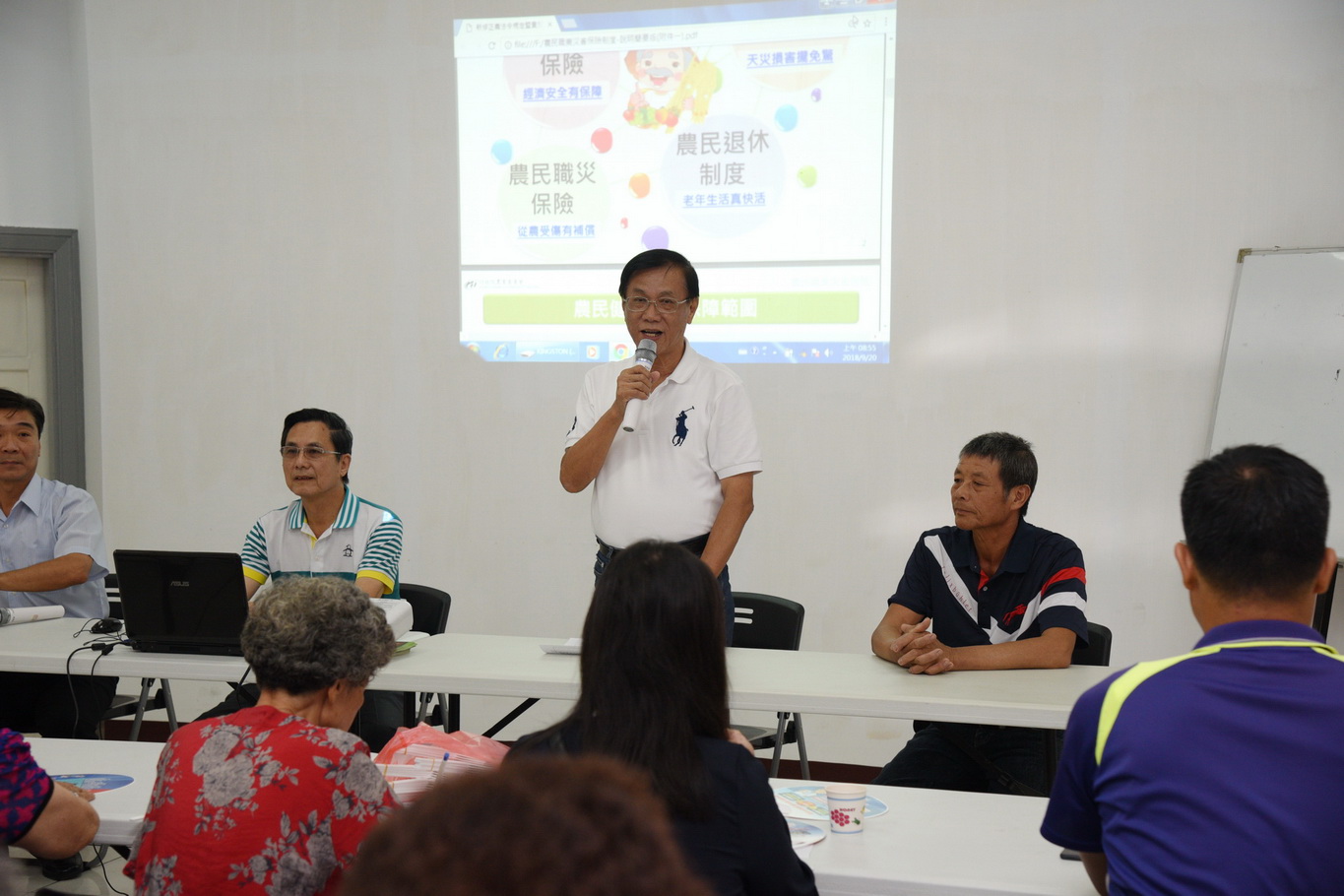 圖片-農民職災保險11月上路  縣府集集農會辦宣導講習